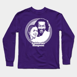 Ashford & Simpson /// 80s Retro Soul Fan Design Long Sleeve T-Shirt